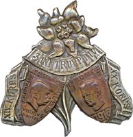 Kappenabzeichen 3. Infanterietruppendiv. Feldmarschallleutnat Hortensky 